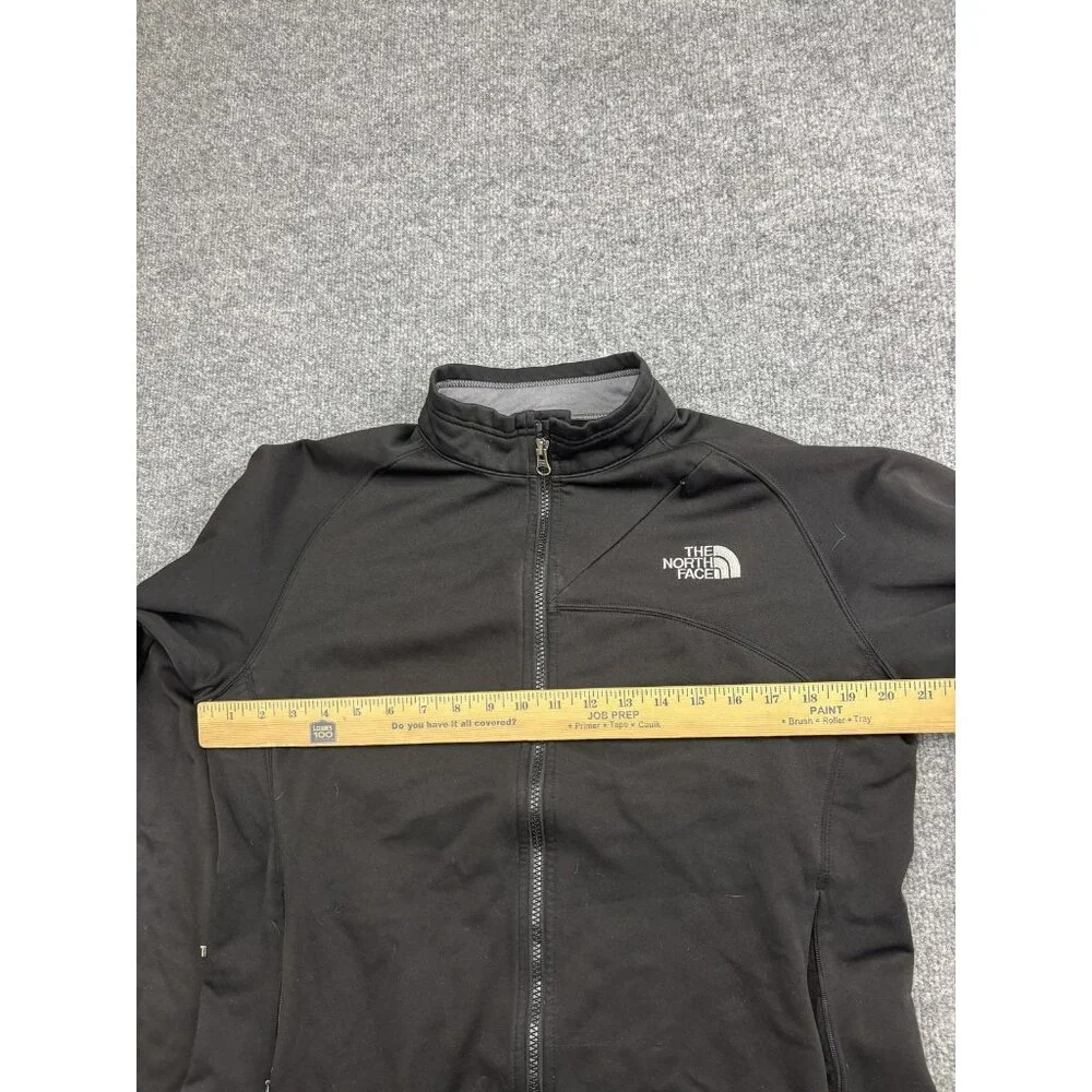 The North Face Jacket Mens Large Black TKA Stretch Flight Series Fleece Full Zip